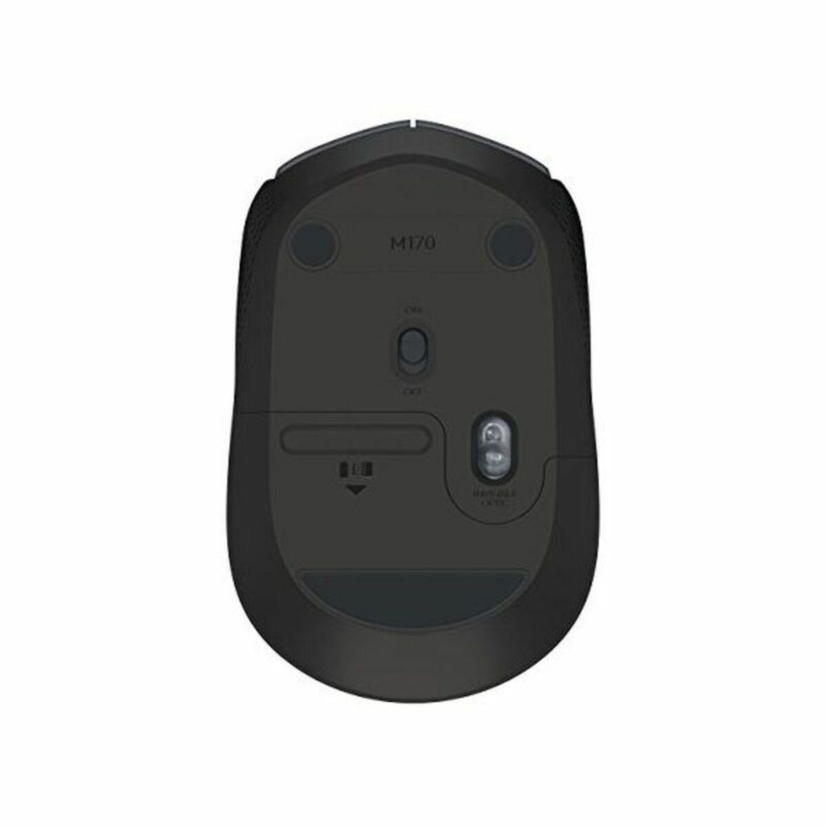 Wireless muis Logitech M171 Zwart Rood 1000 dpi